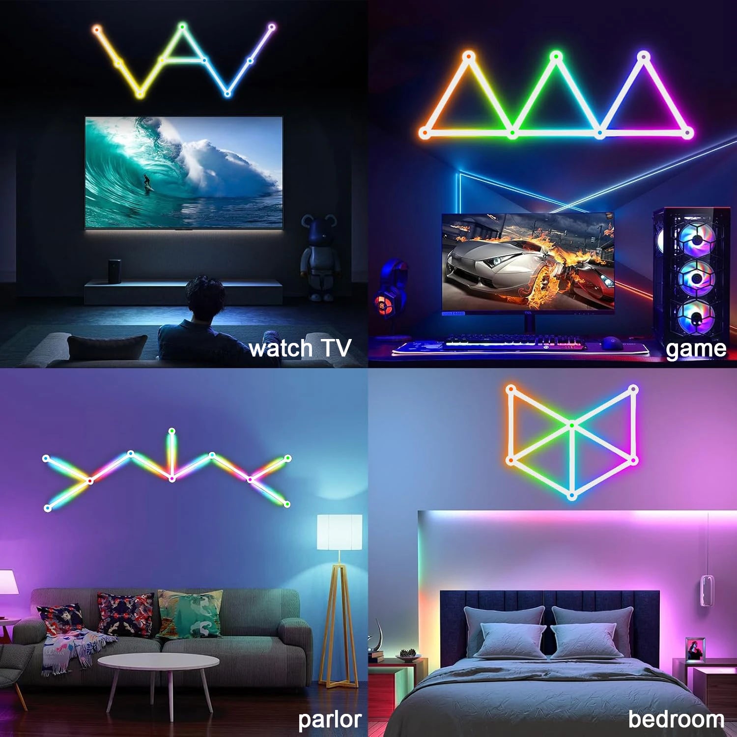 smart LED wall light

