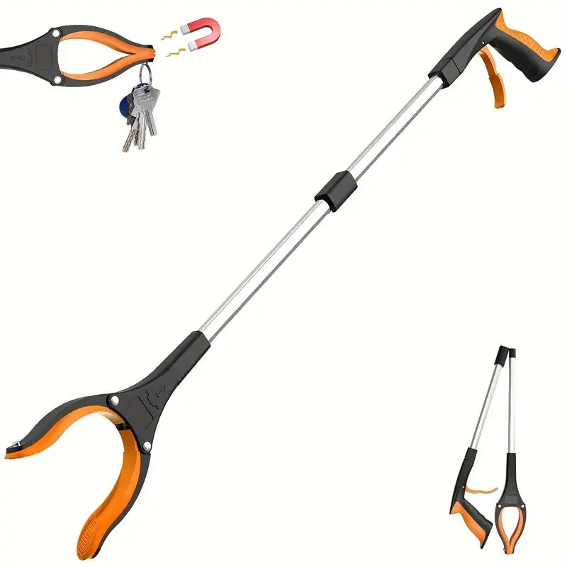 foldable grabber tool