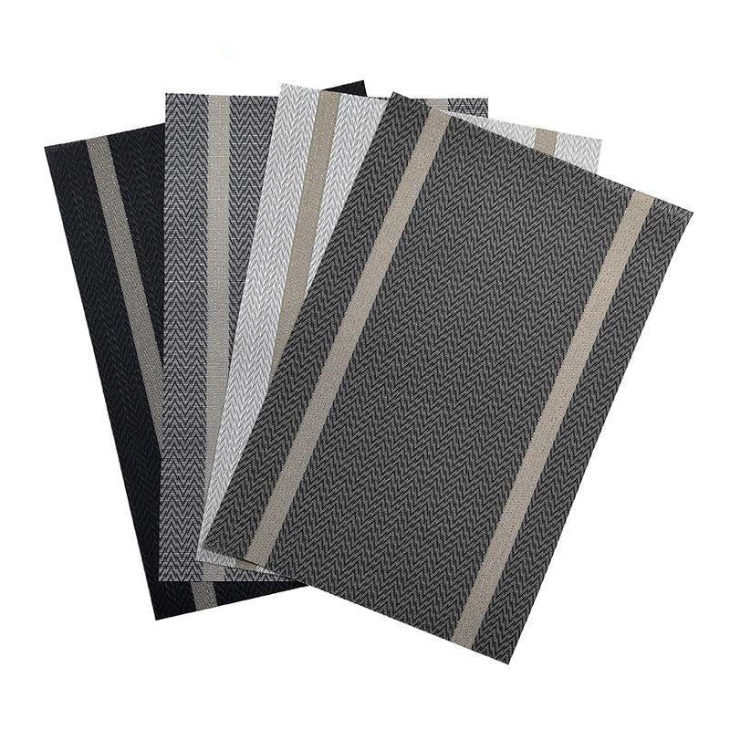 Dining Mat PVC Diagonal Five-color Optional