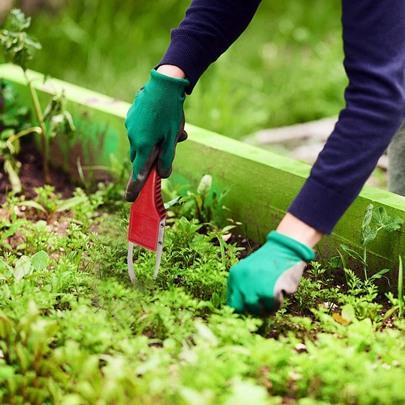 Weeder tool for flower beds