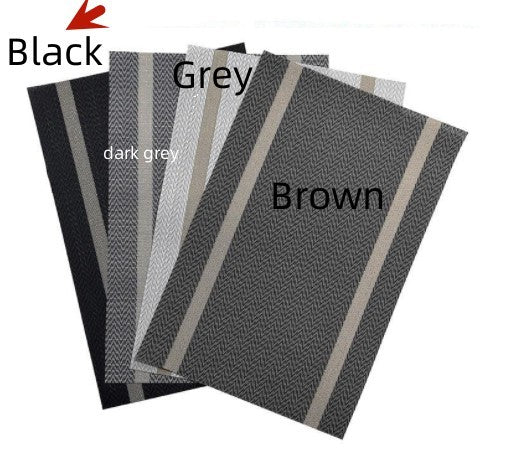 Dining Mat PVC Diagonal Five-color Optional